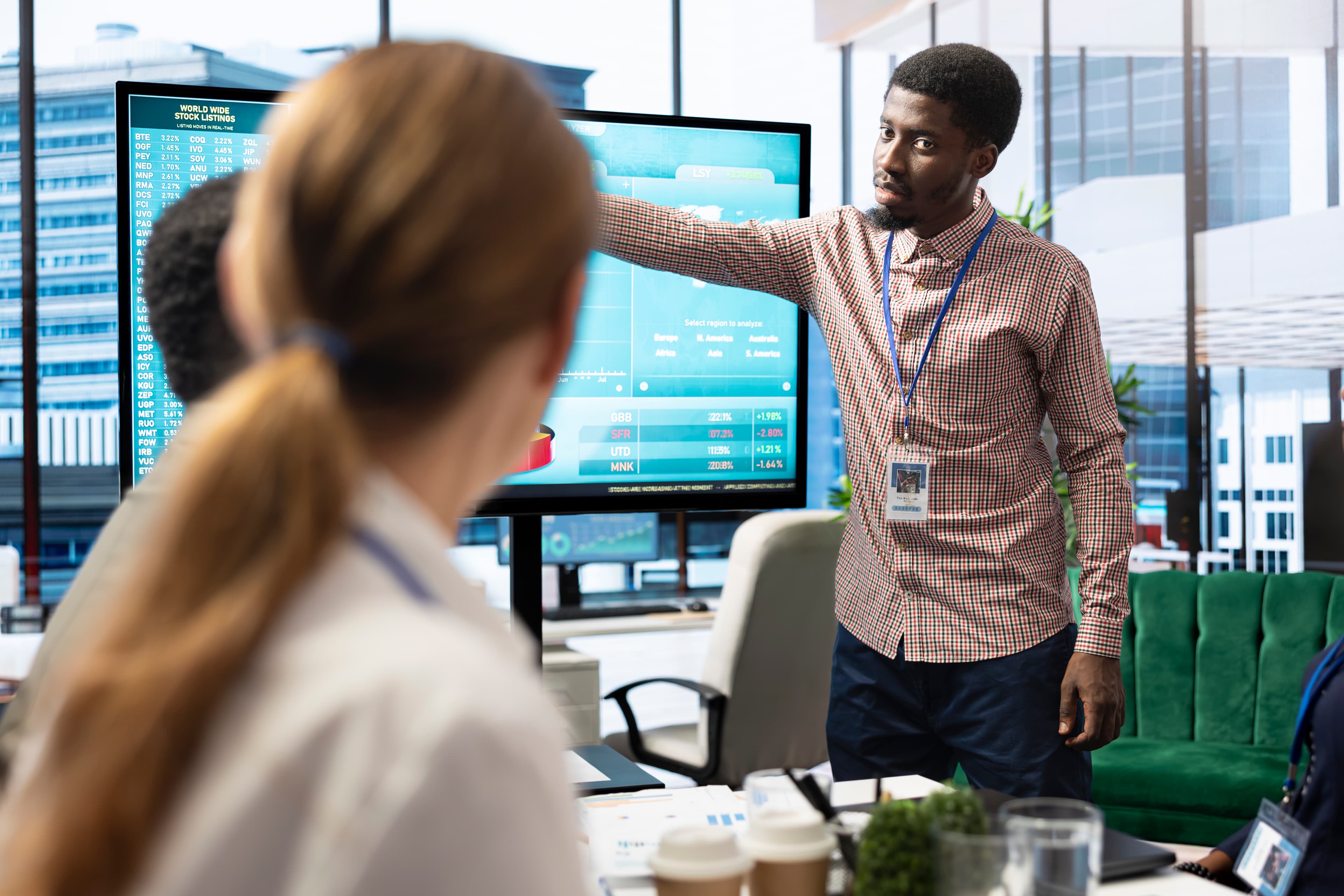 Team collaborating on project planning